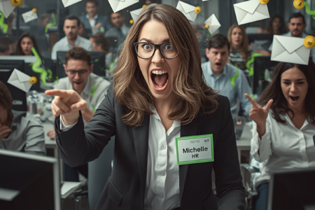 MEET MICHELLE — THE REPLY ALL TERRORIST